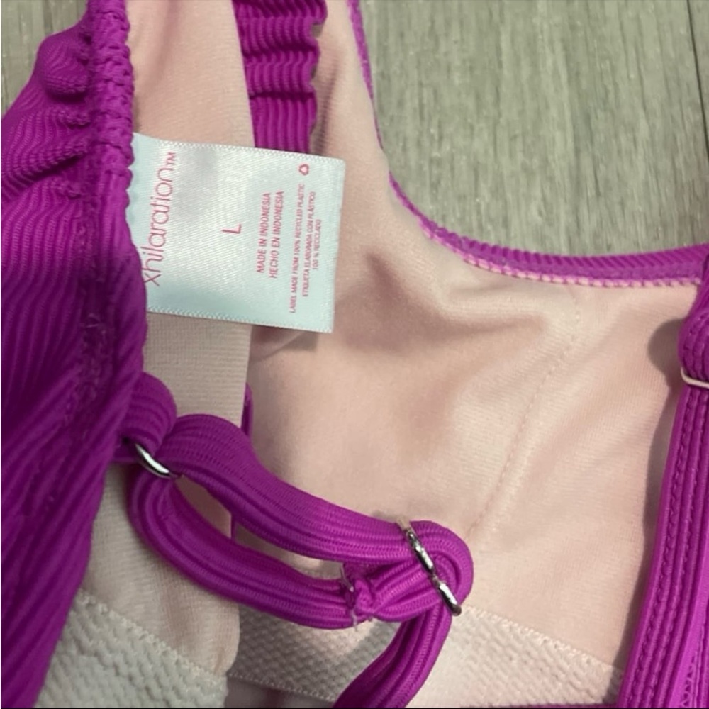 Xhilaration Ruffled Strap One-Piece - Picture 2 of 3